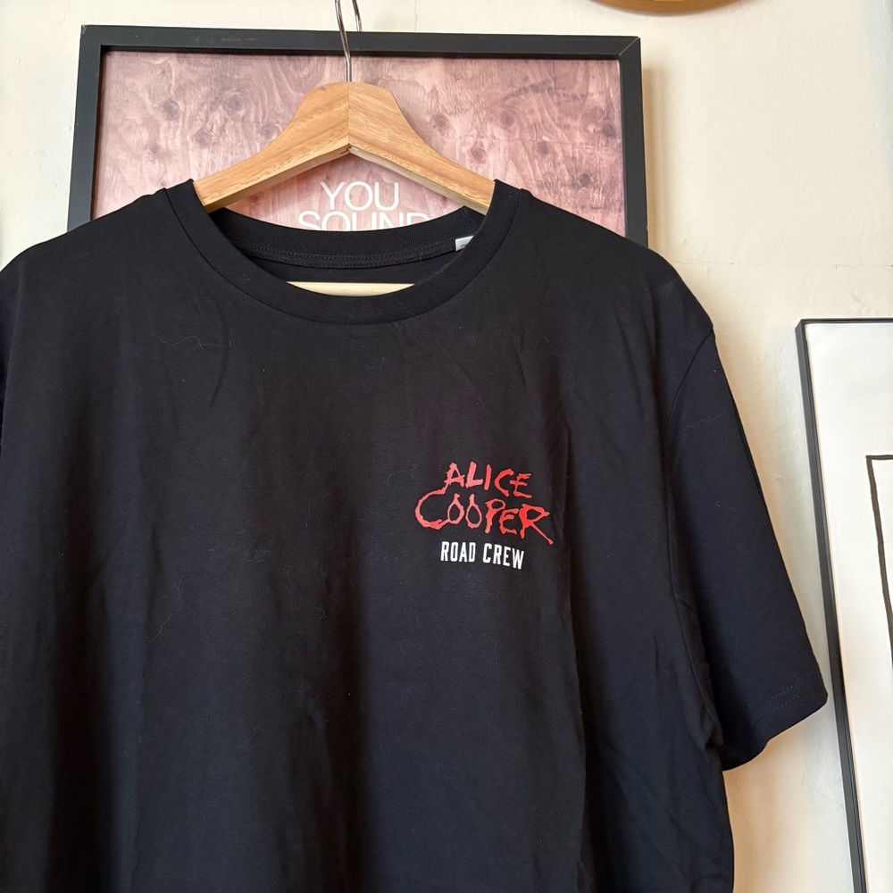Alice Cooper Road Crew Promotional Promo Tee T-Shirt Unisex Large